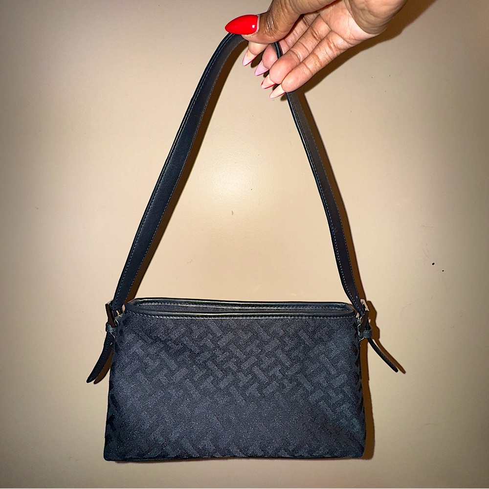 Vintage Talbots Black Shoulder Bag